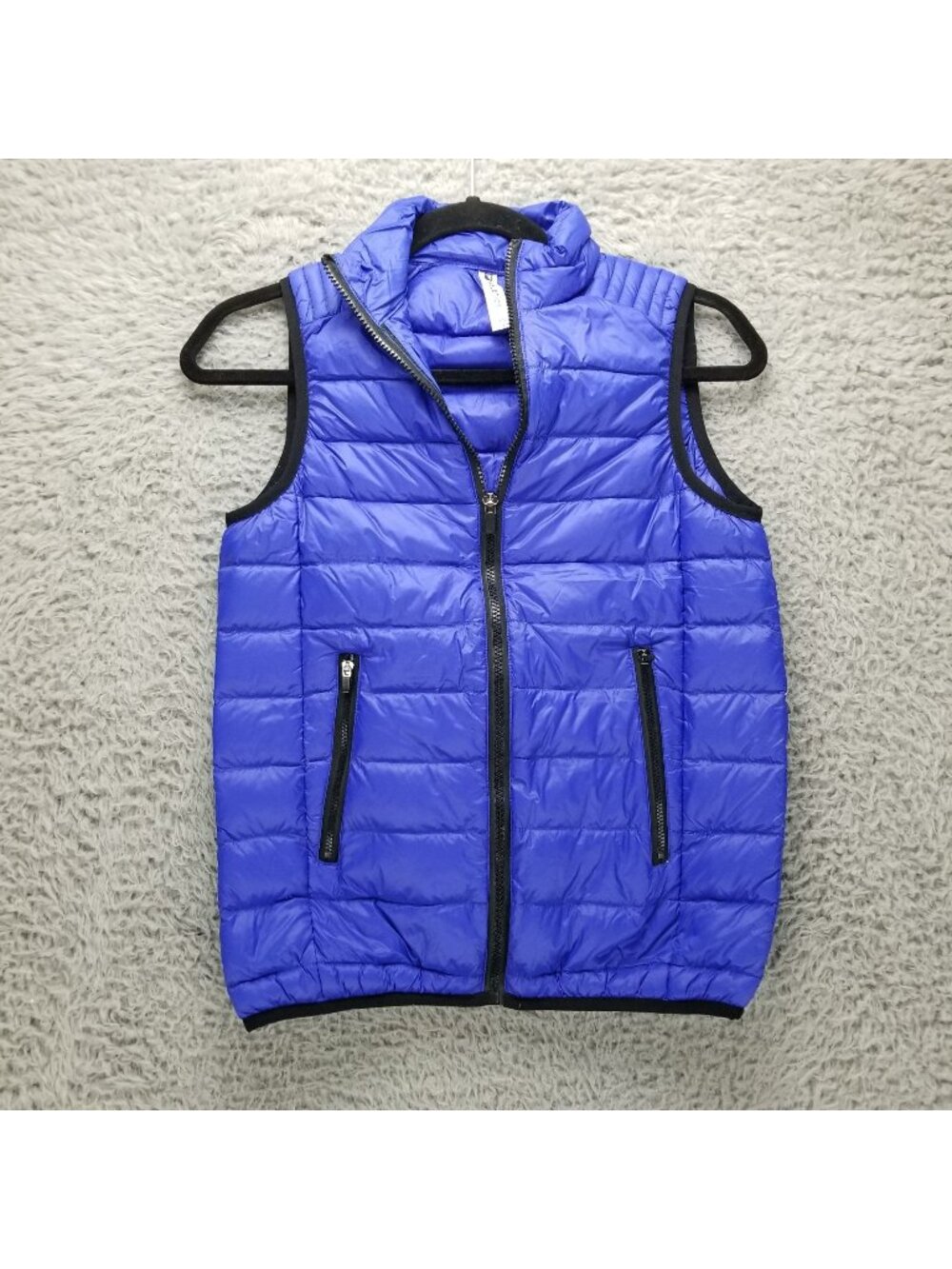 Fabletics Jacket Womens XS Blue Nylon Down Insulated Puffer Zip Vest